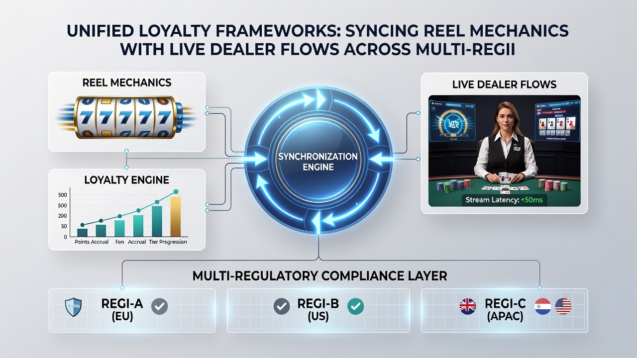 Visualisierung der Synchronisation von Reel-Mechaniken mit Live-Dealer-Flows in grenzüberschreitenden Netzwerken