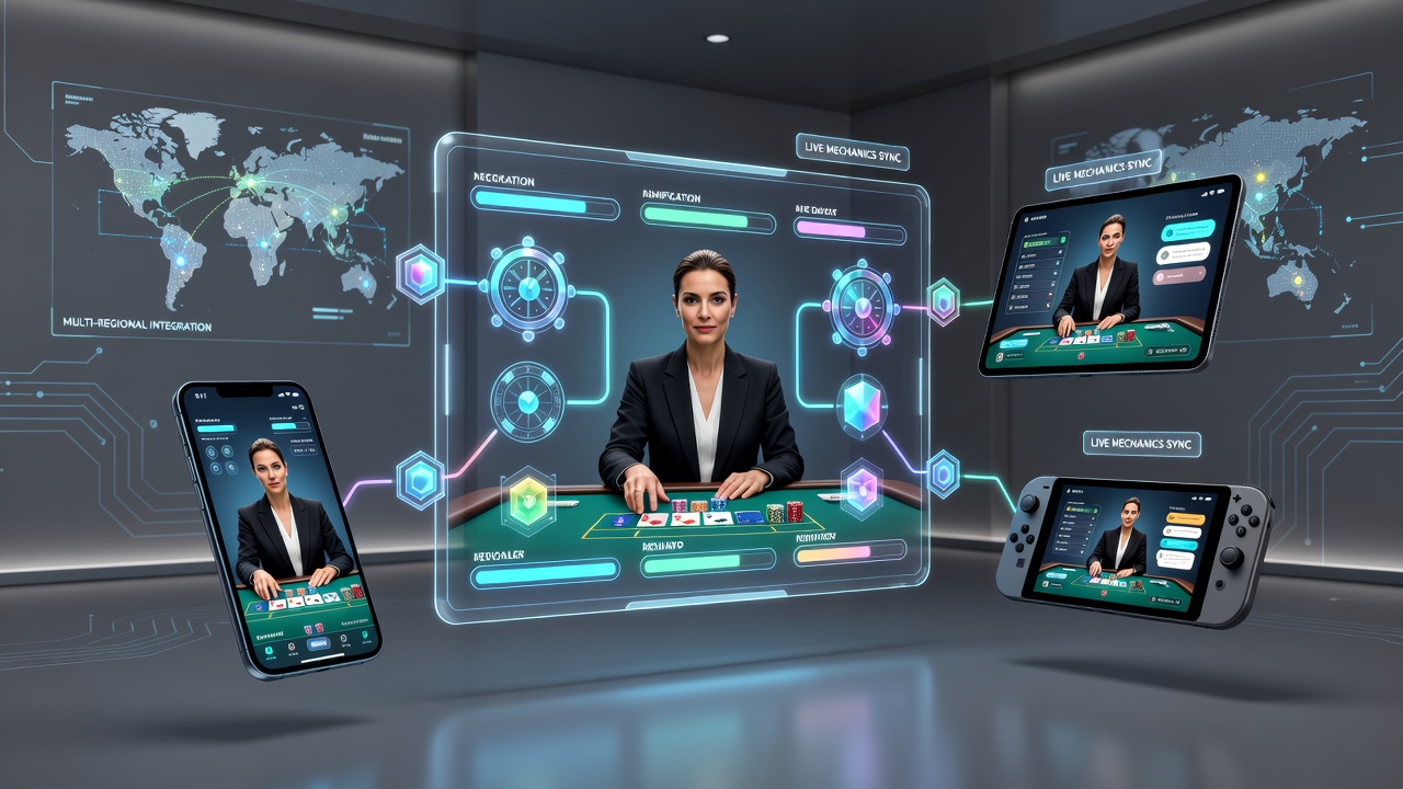 Mobile Live-Dealer-Schnittstelle mit integrierten Gamification-Fortschrittsanzeigen und regionalen Anpassungen