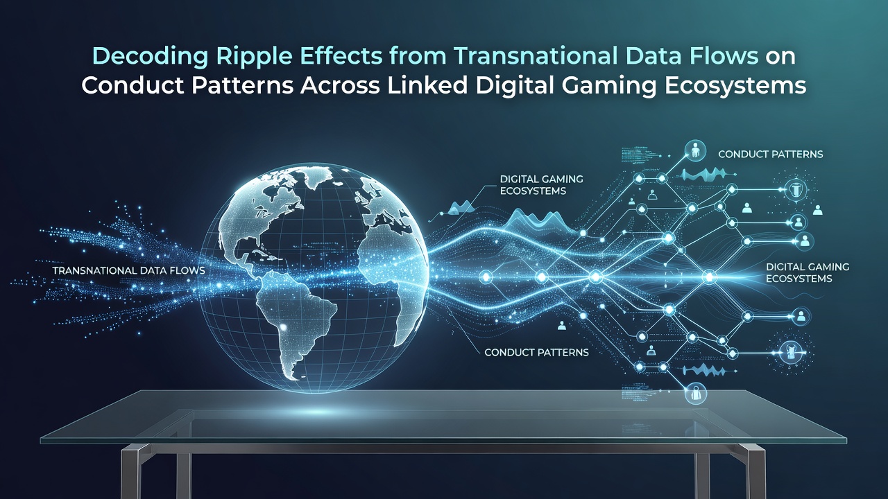 Visualisierung von Verhaltensclustern und Datenwellen in international verknüpften Gaming-Netzwerken