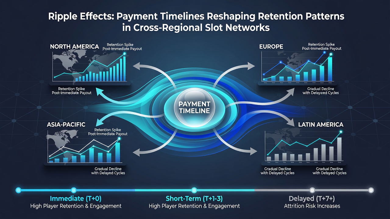 Visualisierung von Retentionsmustern und Auszahlungszeiten in internationalen Slot-Netzwerken