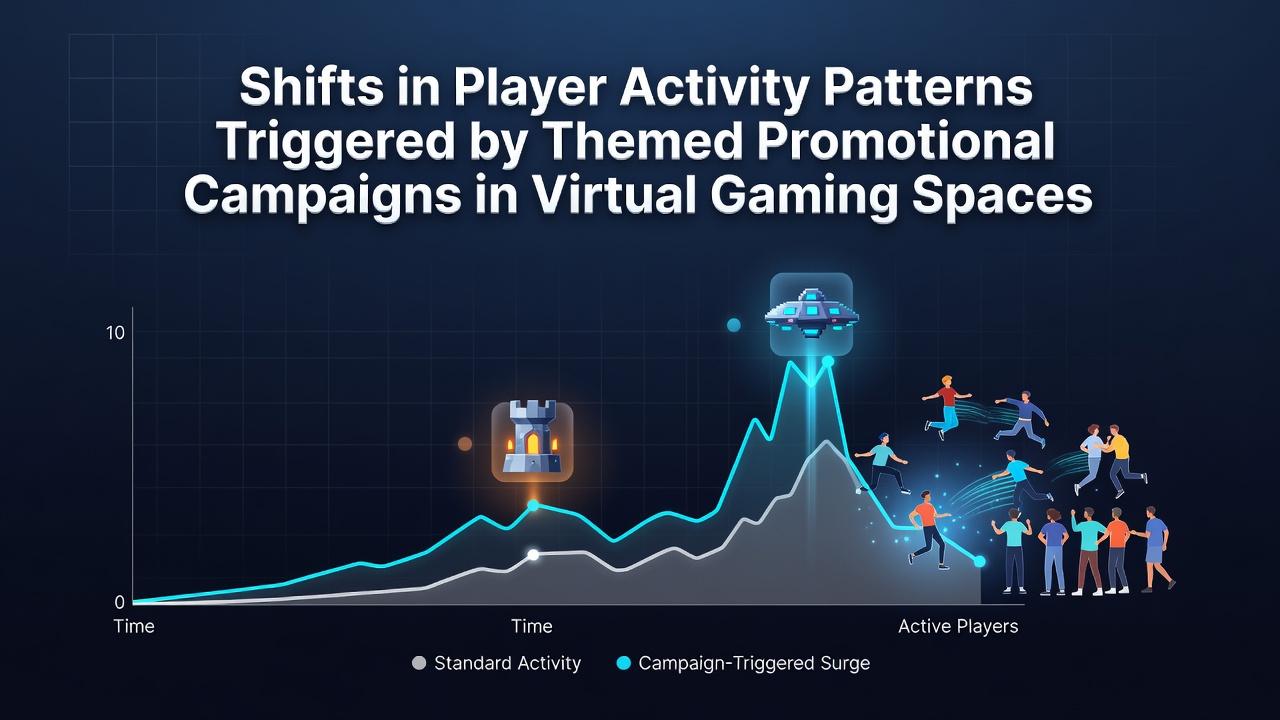 Darstellung thematischer Promotionen und ihrer Wirkung auf Spieleraktivitäten in virtuellen Umgebungen