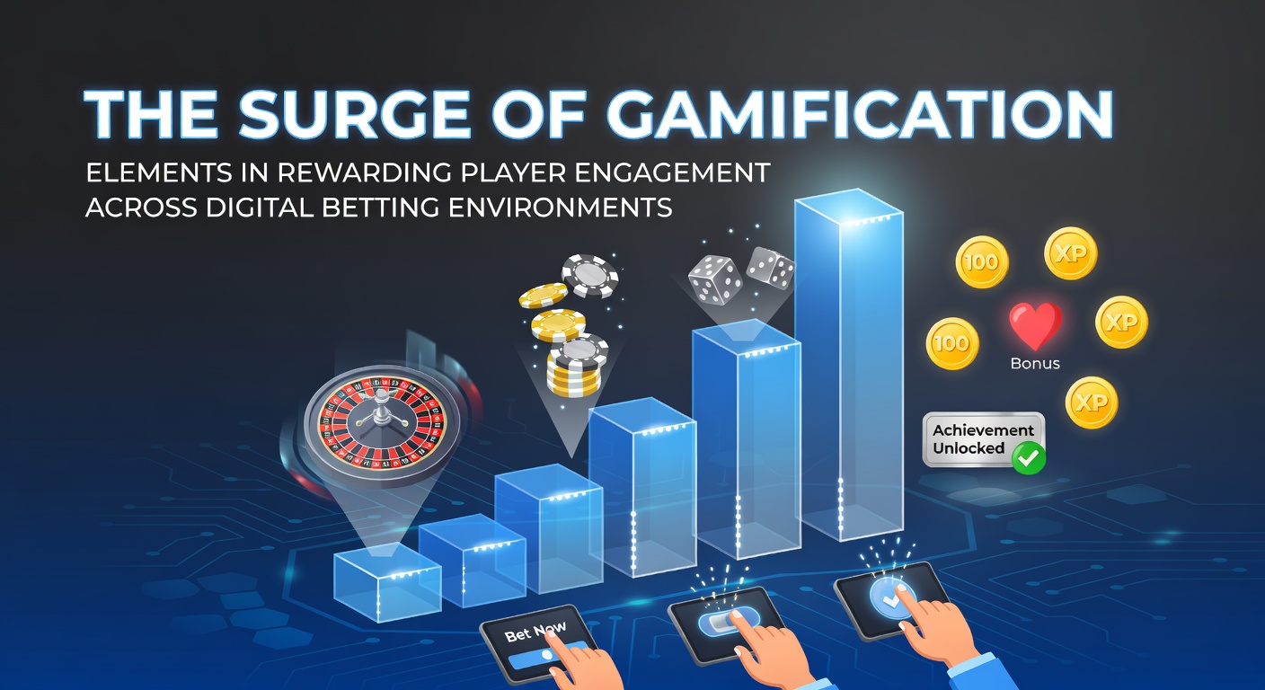 Visualisierung von Gamification-Elementen in digitalen Wettplattformen mit Levels, Badges und Leaderboards