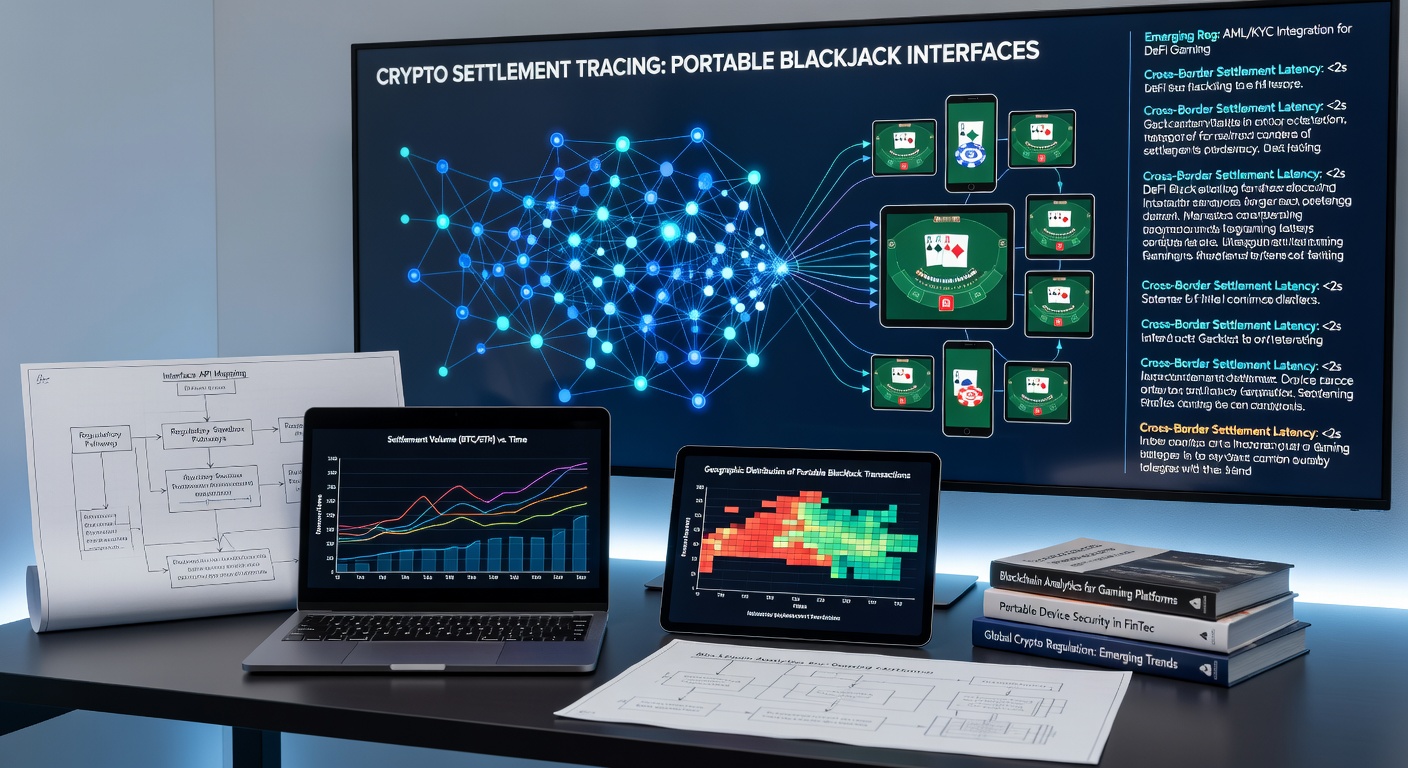 Visualisierung von Transaktionsmustern und Settlement-Ketten in Krypto-basierten mobilen Blackjack-Systemen